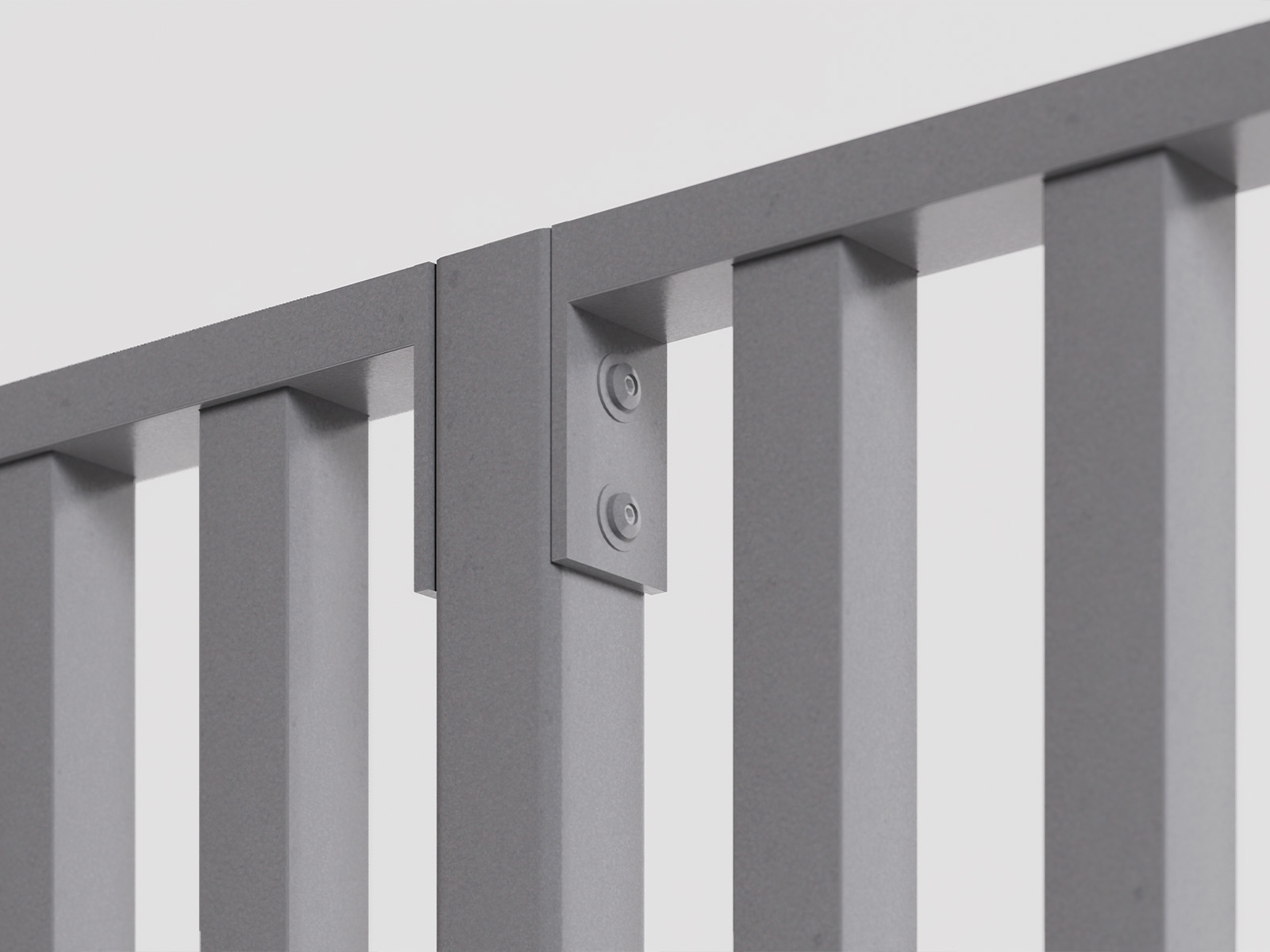 KleenRail KCB200 Vertical Square balustrade detail