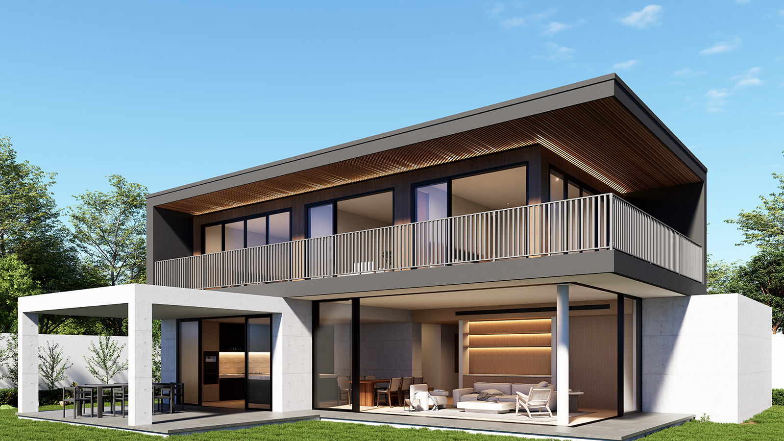KleenRail KCB200 aluminium balustrade architectural application