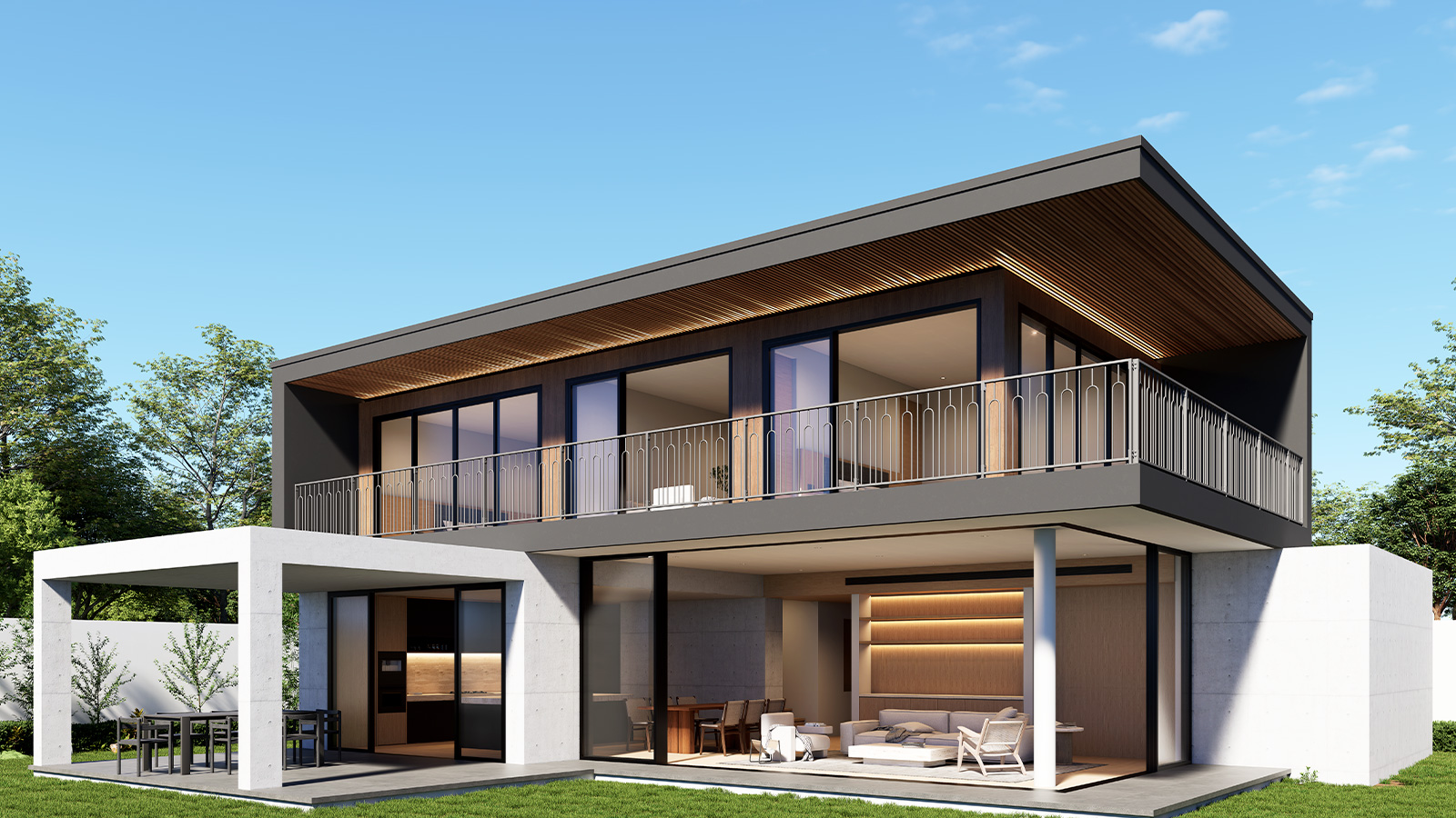 KleenRail KCB300 Architectural Loop balustrade application
